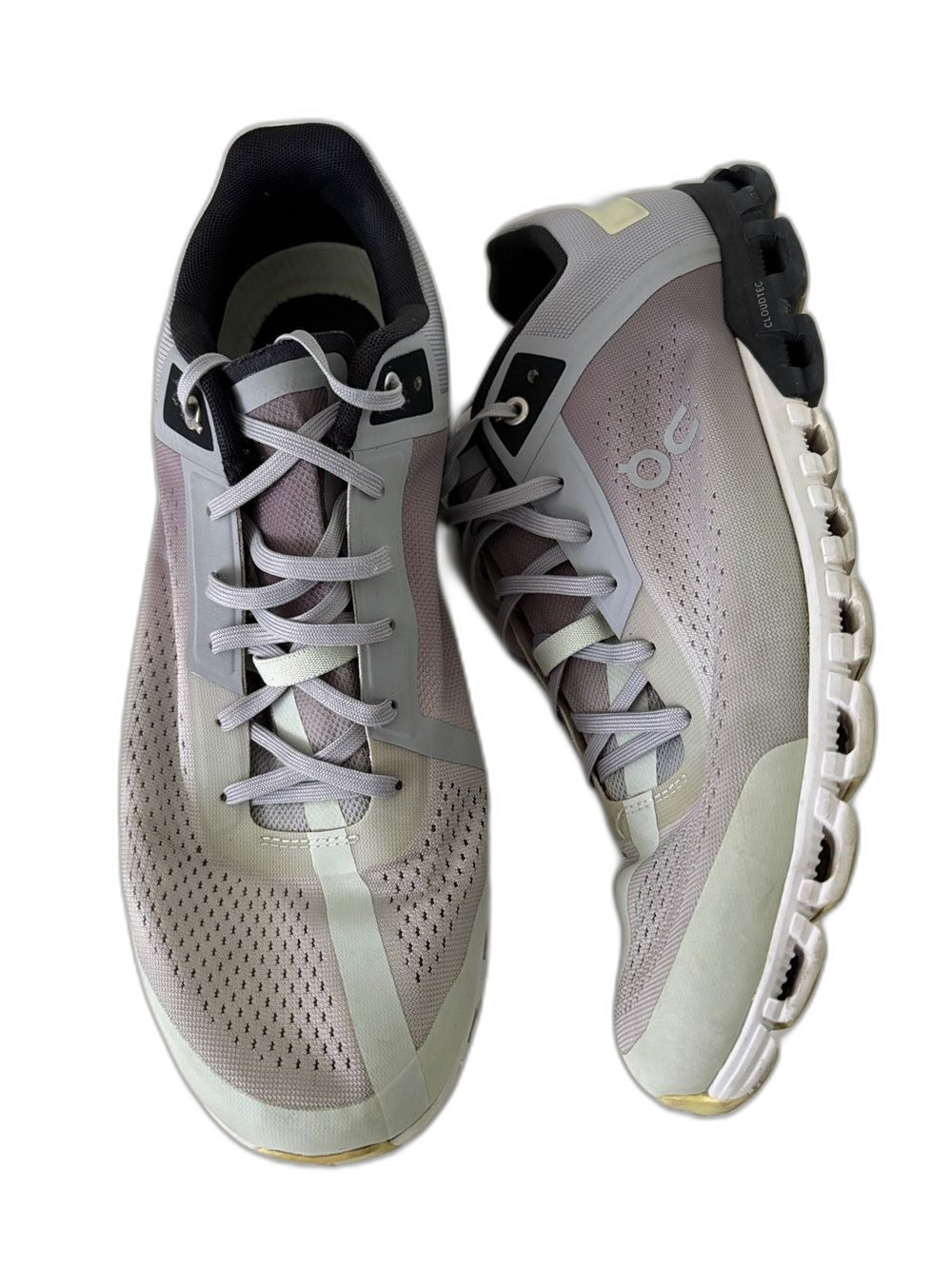 VGUC On Cloud Mens Cloudflow 3.0 gray Running Shoes Size 11.5 Medium
